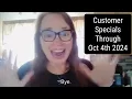 Princess House Customer specials through Oct 4th 2024