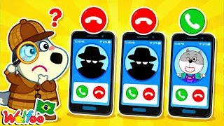 Chamada Falsa da Polícia! Kasper Caiu em um Golpe? | Wolfoo em Português