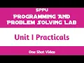 One Shot Unit I Practicals Programming and Problem Solving Lab PPS FE SPPU