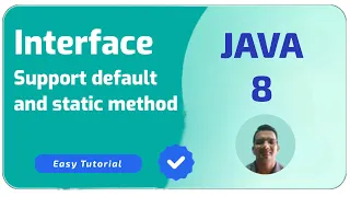 Interface support default and static method Java 8 Feature Java Programming