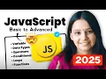 Learn JavaScript FAST in 2025 Functions Arrays Loops - All in 1 Hour