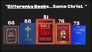 Why Do Bibles Have Differents Numbers of Books 66 vs 88 vs 73 vs 76 and 51