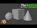 ABSOLUTE Beginner Basics Blender For Noobs 2025