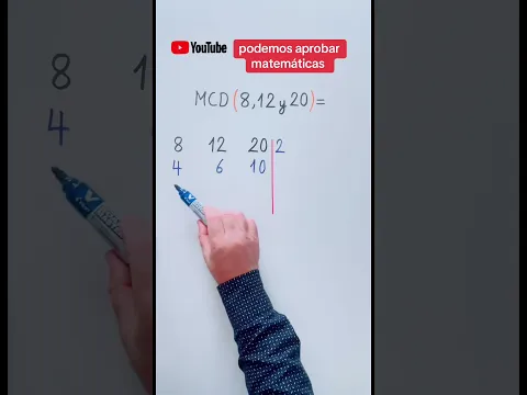 Máximo común divisor MCD