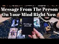 Lagu THE PERSON ON YOUR MIND RIGHT NOW HAS A MESSAGE FOR YOU
