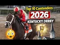 Lagu Vroege favorieten! Top 10 kanshebbers voor de Kentucky Derby van 2026 gerangschikt