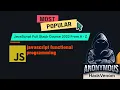 javascript functional programming JavaScript Operators HackVenom1