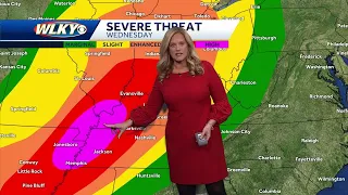 Wednesday weather forecast Louisville expecting serious storms