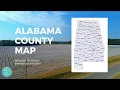 Alabama County Map - mapsbycounty com