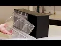 Deflecto Tilt Bin - Interlocking Multi-Bin Storage Organizer