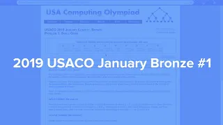 2019 USACO January Bronze Shell Game