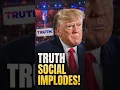 Trump s Truth Social IMPLODES As Traffic Plunges