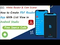 How to Create PDF Reader App in Android Studio Simple PDF Reader App PDF Viewer Android Studio