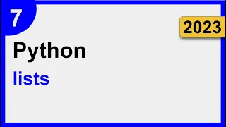 7 Lists Python for Complete Beginners
