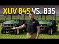 John Deere XUV 845 vs XUV 835 Gator Side-by-Side Comparison