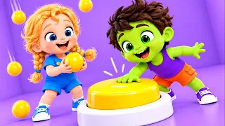 Let’s Learn Colors with Magic Buttons! 🌈🔘 | Kids Song by Doggy Doggy Cartoons