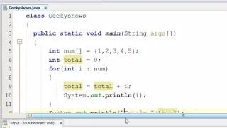 89 Enhanced for loop with One Dimensional Array in Java Programming Hindi