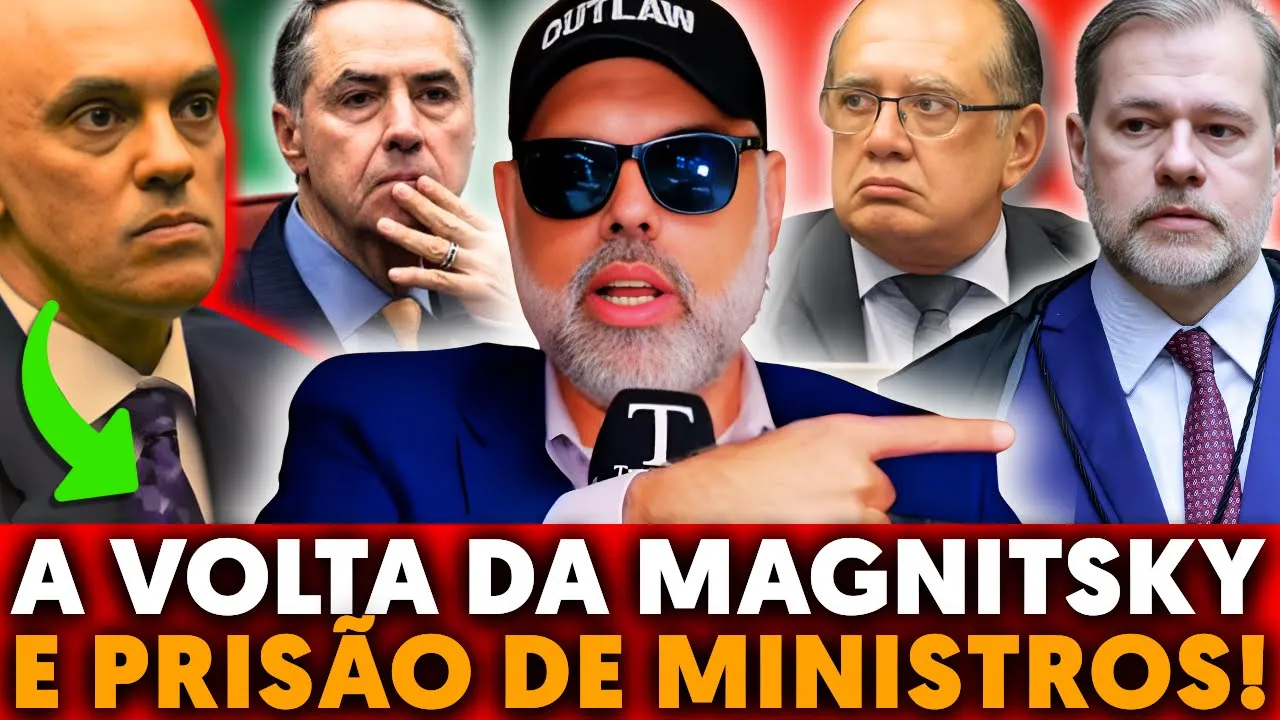 🚨 ALLAN DOS SANTOS: VOLTA DA MAGNITSKY, DESESPERO E PRISÃO DE MINISTROS