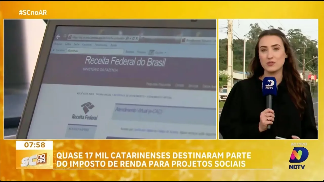 Quase 17 mil catarinenses destinaram parte do imposto de renda para projetos sociais
