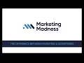 Marketing vs Advertising There is a difference Marketing Madness