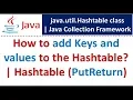 How to add Keys and values to the Hashtable Hashtable PutReturn