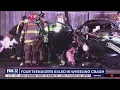4 teens killed in Wheeling crash