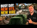 New Ute New Hire a Concrete Pour Day in the Life of building a construction empire