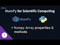 Numpy Tutorial in Python Numpy Array Properties Numpy Built-in Functions