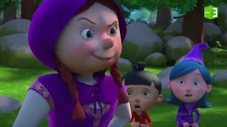 فتاة تنقذ بينوكيو من مخالب الذئب 