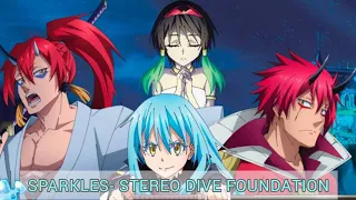 tensei shitara slime datta ken movie guren no kizuna hen sparkles stereo dive foundation lyrics