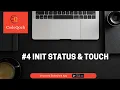Git init status and touch