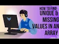 Find Duplicates and Missing Values in JavaScript Coding Interview 2024-2025
