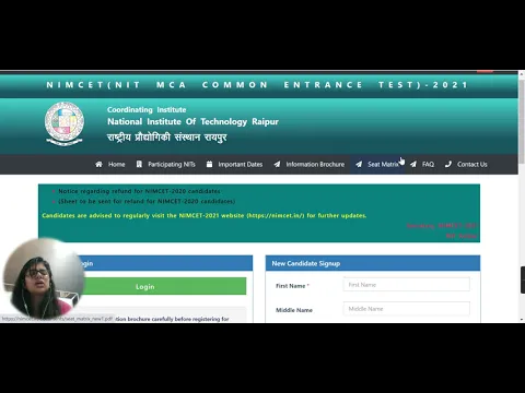 Download MP3 NIMCET 2021 Application (Started) - How to Fill NIMCET 2021 Application Form for MCA Courses in NITs