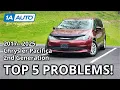 Top 5 Problems Chrysler Pacifica 2nd Generation 2017-2025