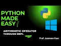 Arithmetic operator through REPL
