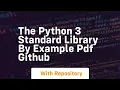 the python 3 standard library by example pdf github