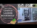 Costco Ladder Bookshelf Assembly Ladder Bookshelf Setup Costco Bookshelf Setup Costco