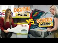 Screen Printing vs Digital Printing Which is Best for Your Business