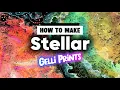 Easy Nebula Effects on a Gelli Plate Mixed Media Printing Tutorial