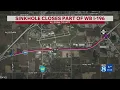 Sinkhole closes WB-196 near Holland