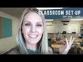 Middle School Classroom Setup - Day 1