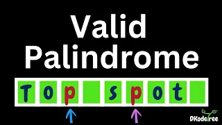 Valid Palindrome - LeetCode 125 Two Pointers Full Concept Python Code