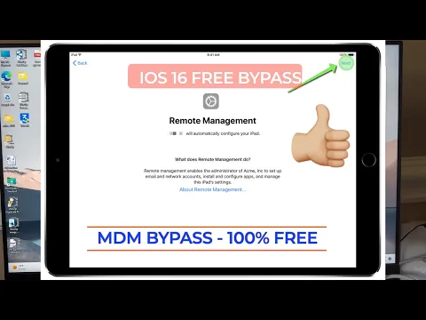 Download MP3 MDM Bypass FREE iOS 17, 17.2.1, 16.6, 16.3.1, 16.4 2024 - FREE Remote Management Windows Platform