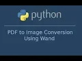 How to convert PDF to Image in Python using Wand