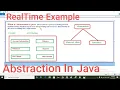 Abstraction In Java with RealTime Example
