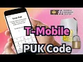 How to retrieve T Mobile puk code for your phone