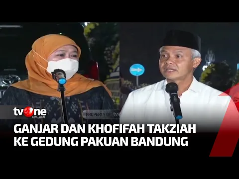 Gubernur Jatim & Jateng Bertakziah ke Gedung Pakuan Bandung