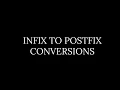 Infix to Postfix Conversion Part 2