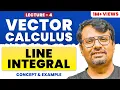 Vector Calculus - Line Integrals of Vector Field Example Solution