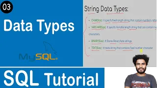 Data Types in SQL SQL Tutorial